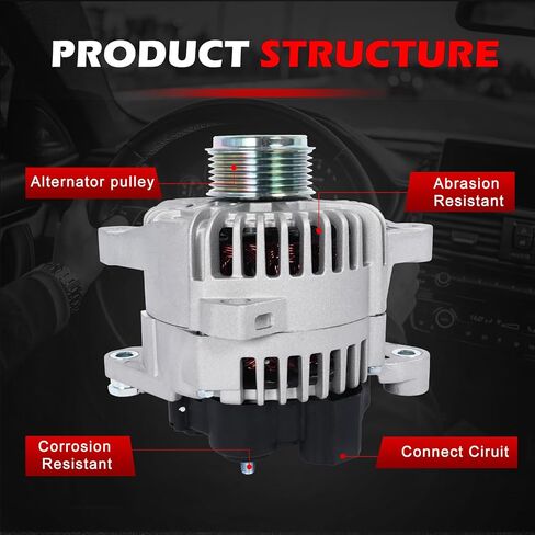 11492 المولد 12V 110A يناسب Tucson Forte Sportage L4 2.0L 2.4L استبدال OE 11492N ، 11492 ، 115603 ، 2607928 ، 37300-25600 in Saudi Arabia