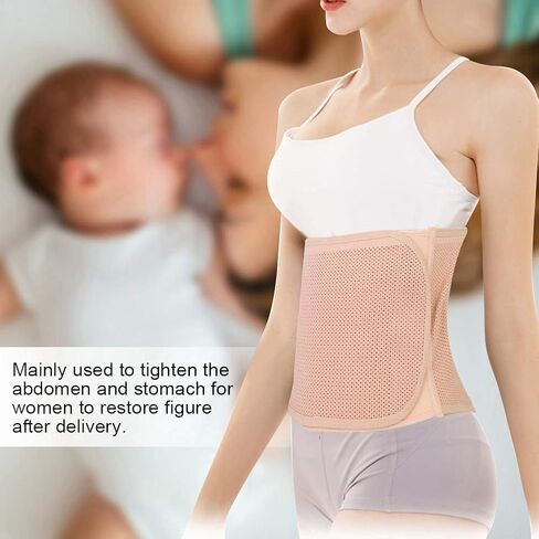 Postpartum Belly Belt Breathable Pregnant Women Abdominal Tummy Bandit Waist Postpartum Belly Band Abdomen Support Belt Body Shaper Care for Postnatal Pregnancy Maternity (M) in Saudi Arabia