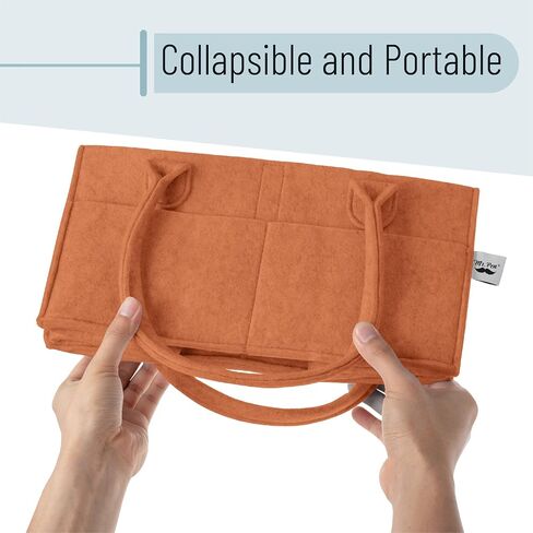 Mr. Pen- Baby Diaper Caddy Organizer, Olive Calm, Baby Caddy Organizer with Handle, Compact Size, Collapsible & Portable in Saudi Arabia