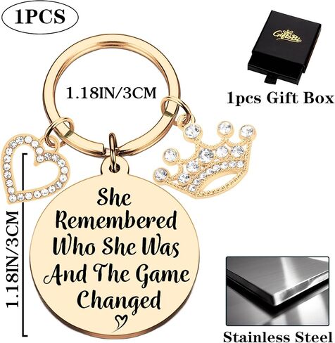 Funny Keychain Divorce Gifts for Women - Breakup Gift Inspirational Keychains, for Friends Birthday Key Chain in Kuwait