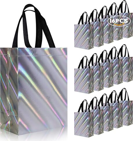 Cabzymx 7 PCS فريدة من نوعها متعددة الألوان حقائب الهدايا مع 7 ألوان ، 8 × 3.9 × 9.8 في حقائب الحفلات غير المنسوجة لقضاء العطلات ، عيد ميلاد ، حفل زفاف ، عيد الميلاد ، الحفلات in Kuwait