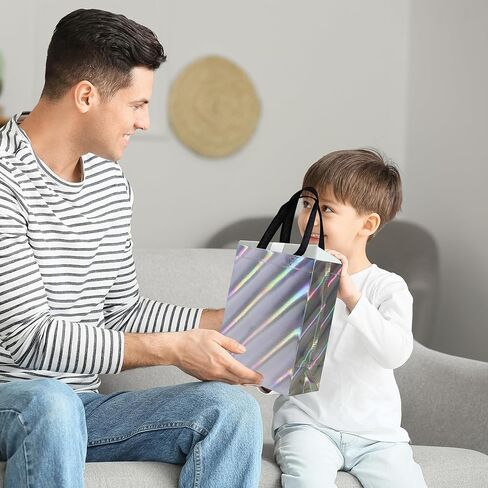 Cabzymx 7 PCS فريدة من نوعها متعددة الألوان حقائب الهدايا مع 7 ألوان ، 8 × 3.9 × 9.8 في حقائب الحفلات غير المنسوجة لقضاء العطلات ، عيد ميلاد ، حفل زفاف ، عيد الميلاد ، الحفلات in Kuwait