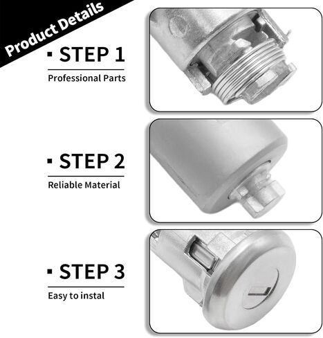 608307 Ignition Doors Trunk Lock Cylinder with Keys Kit ، استبدال شيفروليه كابريس 1967-1970 Impala 1977-1996 ، يحل محل 605533 in Saudi Arabia