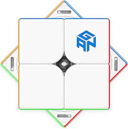 CuberShop GAN 251 M Leap UV Coated, 2021NEW 2x2 Magnetic Speed Cube for Professional Cubers, Best Gans 2x2x2 Stickerless Speed Cube UV Version (251M Pro Leap UV Glossy Surface) in Kuwait