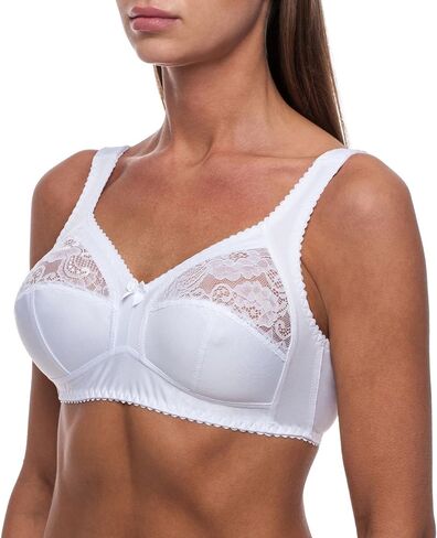 Frugue Women's Wireless Plus Size Minimizer Bra Covering Bra Full in Kuwait