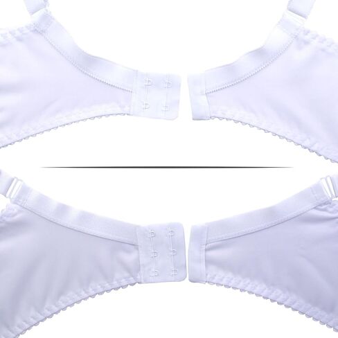 Frugue Women's Wireless Plus Size Minimizer Bra Covering Bra Full in Kuwait