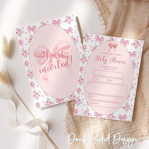 إنها دعوات استحمام الطفل مع الأظرف ، 25 مجموعة ، دش الطفل ذو الألوان المائية الزرقاء. in Kuwait