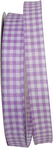 Reliant Ribbon 90052W-079-40F Great Gingham 3 Value Lired Edge Ribbon ، 2-1/2 inch × 10 ياردة ، أصفر in Kuwait
