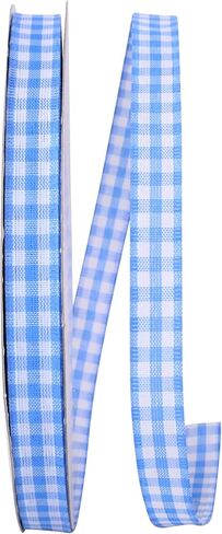 Reliant Ribbon 90052W-079-40F Great Gingham 3 Value Lired Edge Ribbon ، 2-1/2 inch × 10 ياردة ، أصفر in Kuwait
