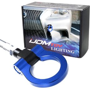 iJDMTOY JDM Red Track Racing Style Tow Hook Ring Compatible with Lexus 2006-up IS250 IS350 GS350 GS460, 2007-up LS, 2011-up CT & 2012-up RX Facelift, Made of Lightweight Aluminum in Kuwait