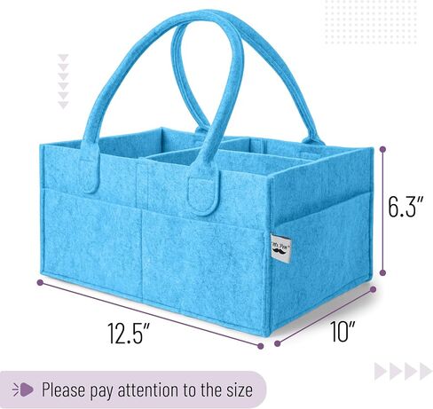 Mr. Pen- Baby Diaper Caddy Organizer ، Earthy Clay ، Baby Caddy Organizer مع مقبض ، حجم مضغوط ، قابلية للطي ومحمولة in Kuwait