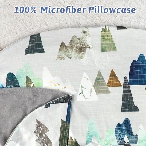 TANOFAR Nursing Pillow Cover 1 Pack, Stretchy Removable Covers for Breastfeeding Pillows, Ultra Soft Newborny Feeding Pillowcase for Boy & Girl, Fits 26"x20" Pillows, Green in Kuwait