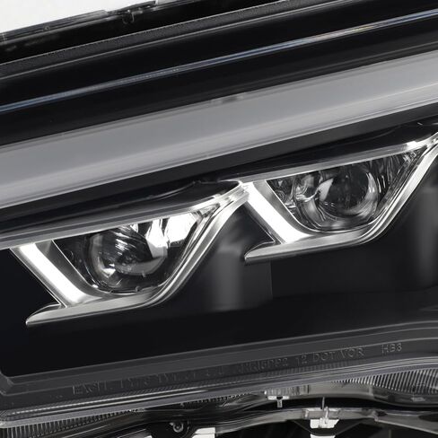 AKKON - Fits 2014-2023 Toyota 4Runner [Halogen Type] Projector Black Headlights Pair Driver+Passenger w/LED Tube Signal in Saudi Arabia