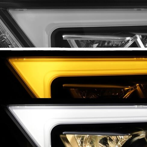 AKKON - Fits 2014-2023 Toyota 4Runner [Halogen Type] Projector Black Headlights Pair Driver+Passenger w/LED Tube Signal in Saudi Arabia