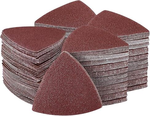 106pcs أدوات الصنفرة الأدوات المتذبذبة مع 3 مثلث 3 منصات الرمال الأصبع 100 ورق الصنفرة متعددة المعادن للمعادن الجافة الدول in Kuwait