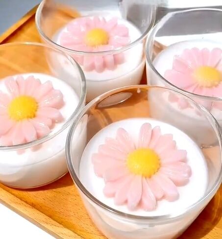 2Pack Silicone Candle Molds Rose Heart Shape, 3D Flower Mold for Resin Soap Candle Clay Craft & Home Decor. in Kuwait