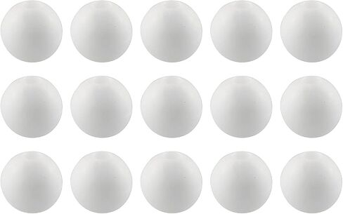 15pcs 7 مم كرة بلاستيكية بيضاء لحبل مرن متعدد الوظائف سرير قفزة قفزة الثابت in Saudi Arabia