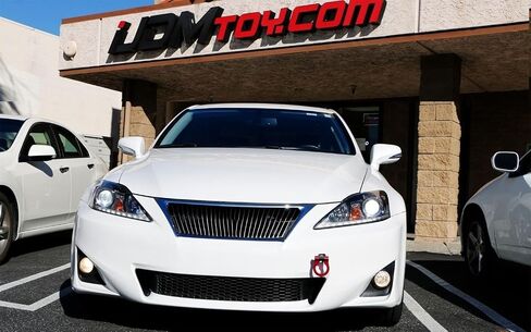 Ijdmtoy jdm Red Track Racing Racing Hook Ring Ring متوافق مع Lexus 2006-Up IS250 IS350 GS350 GS460 ، 2007-UP-UP ، 2011 CT & 2012-Up Rx Facelift ، مصنوع من الألمنيوم خفيف الوزن in Kuwait