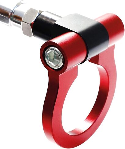 Ijdmtoy jdm Red Track Racing Racing Hook Ring Ring متوافق مع Lexus 2006-Up IS250 IS350 GS350 GS460 ، 2007-UP-UP ، 2011 CT & 2012-Up Rx Facelift ، مصنوع من الألمنيوم خفيف الوزن in Kuwait