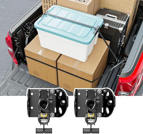 Retractable Ratchet Straps Compatible with 2022-2025 Ford Maverick 2PCS Retractable Tie Down Straps Replacement for 2022-2025 Ford Maverick Accessories in Saudi Arabia