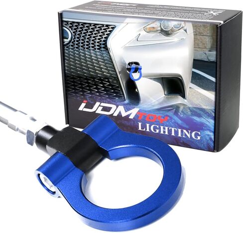 Ijdmtoy jdm Red Track Racing Racing Hook Ring Ring متوافق مع Lexus 2006-Up IS250 IS350 GS350 GS460 ، 2007-UP-UP ، 2011 CT & 2012-Up Rx Facelift ، مصنوع من الألمنيوم خفيف الوزن in Saudi Arabia