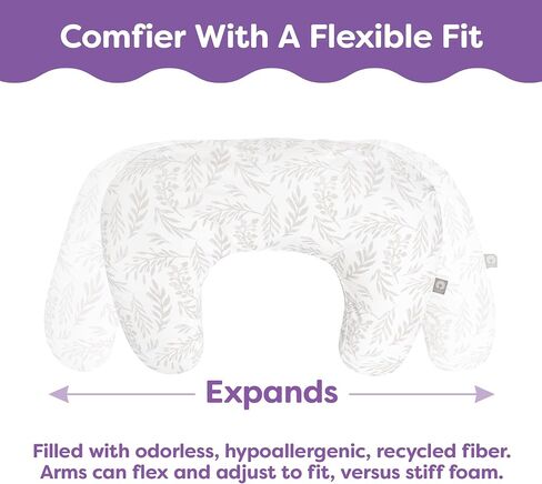 Boppy Nursing Pillow with Luxe Fabric Cover, Moss Quilted, More Supportive Pillow for Breastfeeding & Bottle Feeding, Firmer, Higher, Larger Area Than Original Nursing Pillow w/Premium Fabric Cover in Kuwait