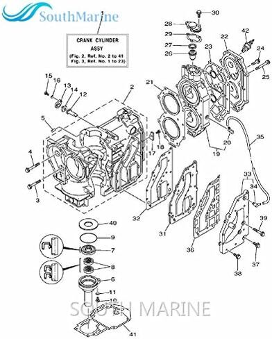 قارب محرك 61N-11181-A0 61N-11181-A1 61N-11181-A2 حشية رأس الأسطوانة من أجل Yamaha 2-Stroke 25HP 30HP محرك الخارجي in Saudi Arabia