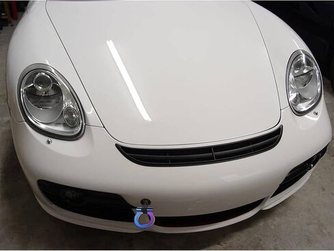 Xotic Tech Sport Track Racing Style CNC Aluminum Screw-on Tow Hook Front Bumper Compatible with Porsche Panamera, Carrera 911 991 (Red) in Saudi Arabia