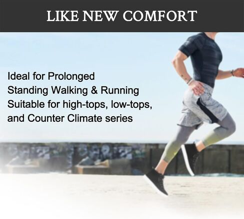 Insooles for Converse Lunarlon Shoes ، إدراج النعل البديل للرجال والنساء الراحة في القدم (الحجم الأمريكي: M8.5 / W10.5 / EU حجم: 42) in Saudi Arabia