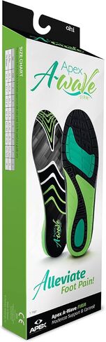 A-Wave Apex Orthotics For Low- Medium Firm: Green - A: Women 6.5-7 / Men 5.5-6 in Saudi Arabia