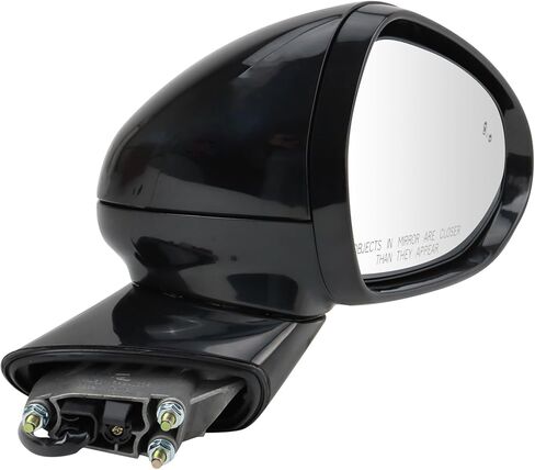 TRQ Side Side Live Mirror Power Power مسخن سوداء سوداء لتتناسب مع 2021-2024 KIA K5 KI1321247 in Saudi Arabia