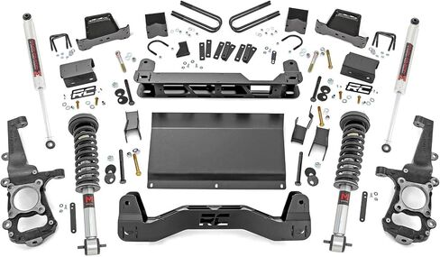 Rough Country 6 Inch Lift Kit with N3 Struts & Rear Shocks for Ford F-150 4WD (2021-2024) in Saudi Arabia