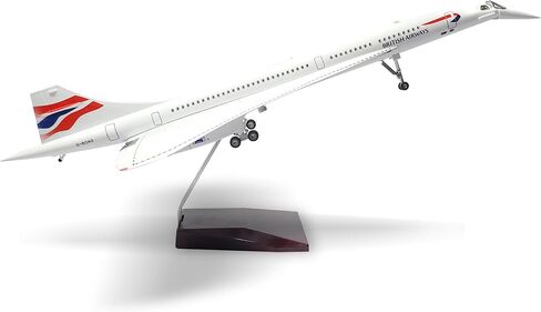 1/200 Scale Concorde Aircraft Model Supersonic Airliner Miniature British Airways Metal Diecast Airplane Model Kit for Adult Aviation Enthusiast Collection and Gift in Saudi Arabia