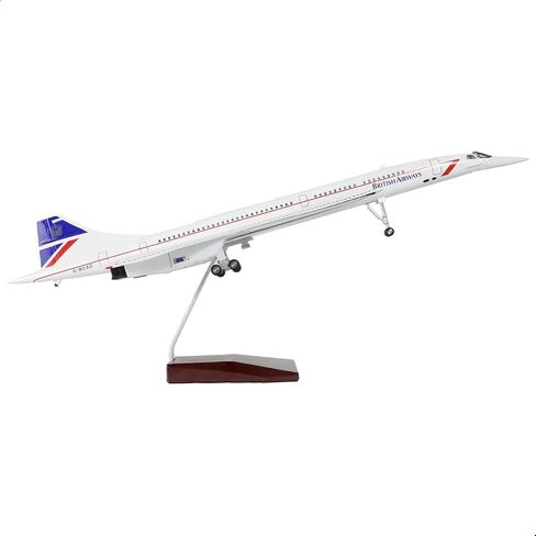 1/200 Scale Concorde Aircraft Model Supersonic Airliner Miniature British Airways Metal Diecast Airplane Model Kit for Adult Aviation Enthusiast Collection and Gift in Saudi Arabia