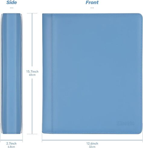 9 Pocket TopLoader Binder, Holds 360 3"x4" Toploader Hard Cases, Sleeves Card Collection Binder, 20 Double Sided Pages, Compatible with Trading & Sports Holder - Red in Kuwait