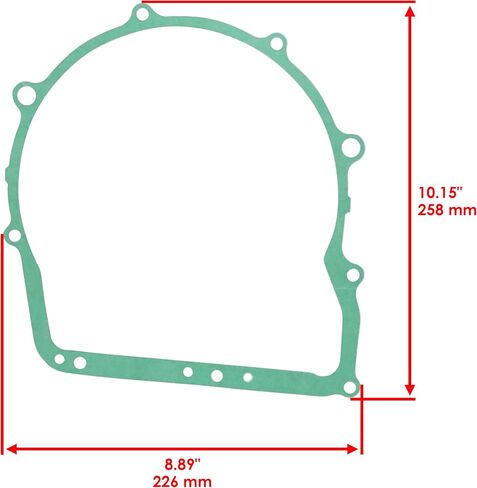 Caltric Clutch Cover Gasket Compatible with Yamaha Xvz1300D Xv-Z1300D Venture Royal 1300 1988 1989 in Saudi Arabia