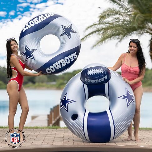 BigMouth Miami Dolphins 42" Inflatable Pool Floats Officially Licensed NFL Fan Gear Merchandise Back Support Inner Tube for Adults and Teens in Saudi Arabia