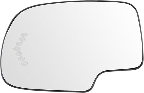 88944391 Driver Side Mirror Glass Compatible with Cadillac Escalade 2003-2006 Heated Power Turn Signal Compatible with Chevy Avalanche 1500 2003-2006 128-04034L, 56318 in Saudi Arabia