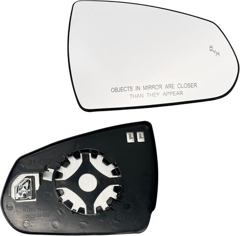 Right Passenger Side Mirror Glass Heated Without Blind Spot Without Auto Dimming Compatible with for 2010 2011 2012 2013 2014 2015 2016 CADILLAC SRX (Passenger Blind Spot No-Anti-glare) in Saudi Arabia