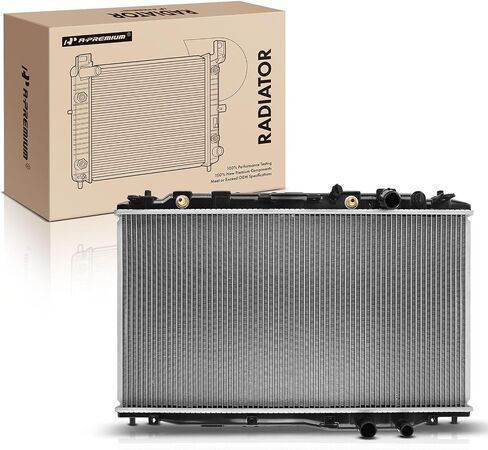 A-Premium Engine Coolant Radiator with Transmission Oil Cooler Compatible with Acura CSX 2006-2011 L4 2.0L & Honda Civic 2006-2011, Automatic Trans. Replace# 8012923, 19010RRH901 in Saudi Arabia