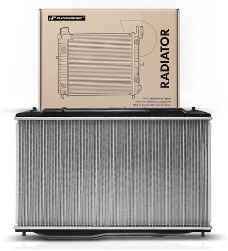 A-Premium Engine Coolant Radiator with Transmission Oil Cooler Compatible with Acura CSX 2006-2011 L4 2.0L & Honda Civic 2006-2011, Automatic Trans. Replace# 8012923, 19010RRH901 in Saudi Arabia
