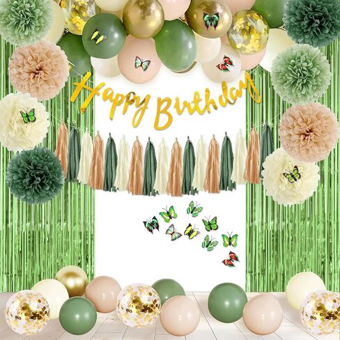 ديكورات عيد ميلاد أصفر للنساء - 33 ٪ من ديكور الحفلات الصفراء لفتاة مع لافتة عيد ميلاد وعشاق الورق المعلقة - مثالية لاستشعار الطفل عسل النحل Sunflower Sunform in Kuwait