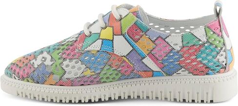 SPRING STEP STEP SPRING WIND'S MULAN LACE-UP SHOEKER-تصميم مثقوب مع النعال القابلة للإزالة in Saudi Arabia