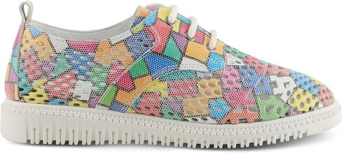 SPRING STEP STEP SPRING WIND'S MULAN LACE-UP SHOEKER-تصميم مثقوب مع النعال القابلة للإزالة in Saudi Arabia
