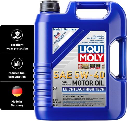 Liqui Moly Leichtlauf High Tech SAE 5W-40 | 5 L | Synthesis Technology Motor Oil | SKU: 2332 in Saudi Arabia