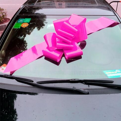 Xingshen-GTG Giant Car Bow - 30" Big Red Pull Bow for Large Gift Wrapping, Wedding, Birthday, Christmas Decorations, Huge Present Bow for Cars, Doors, Walls in Saudi Arabia
