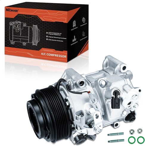 ضاغط AC تكييف الهواء مع استبدال القابض لـ T-Oyota Sienna 3.5L 2011-2016 ضاغط تكييف الهواء FITS لـ CO 29042C in Kuwait