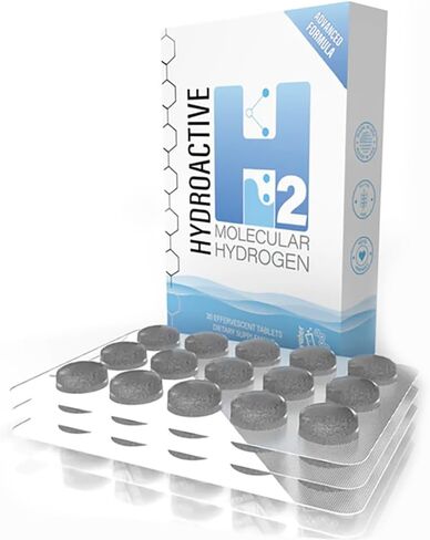 Hydroactive H2 Molecular Hydrogen Tablets by Litewater Labs, 30 Count, Deuterium Depleted, 8-12 PPM, for Optimal ATP Production, Increased Strength, Rapid Hydration, Faster Recovery, Superior Health in Saudi Arabia