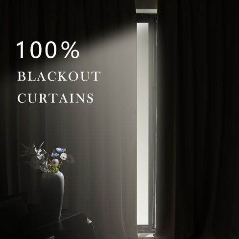 PFAS Free Natural Linen Curtains 84 inch Length 2 Panels Set Burg 100% Blackout Long Drapes for Bedroom Living Room Blackout Darkening Curtain Thermal Insulated (52x84 inch,Natural) in Saudi Arabia
