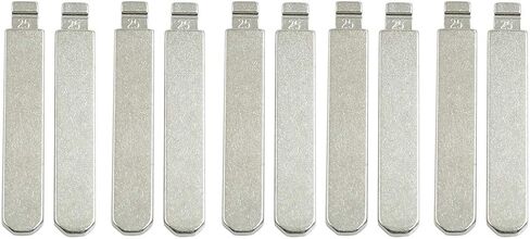 X AutoHaux 10pcs Metal Uncut insert blade blede behy lemat in Saudi Arabia
